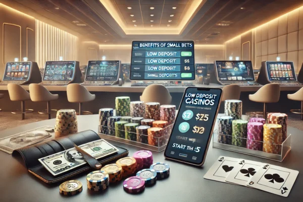Казино с низким депозитом: преимущества небольших ставок